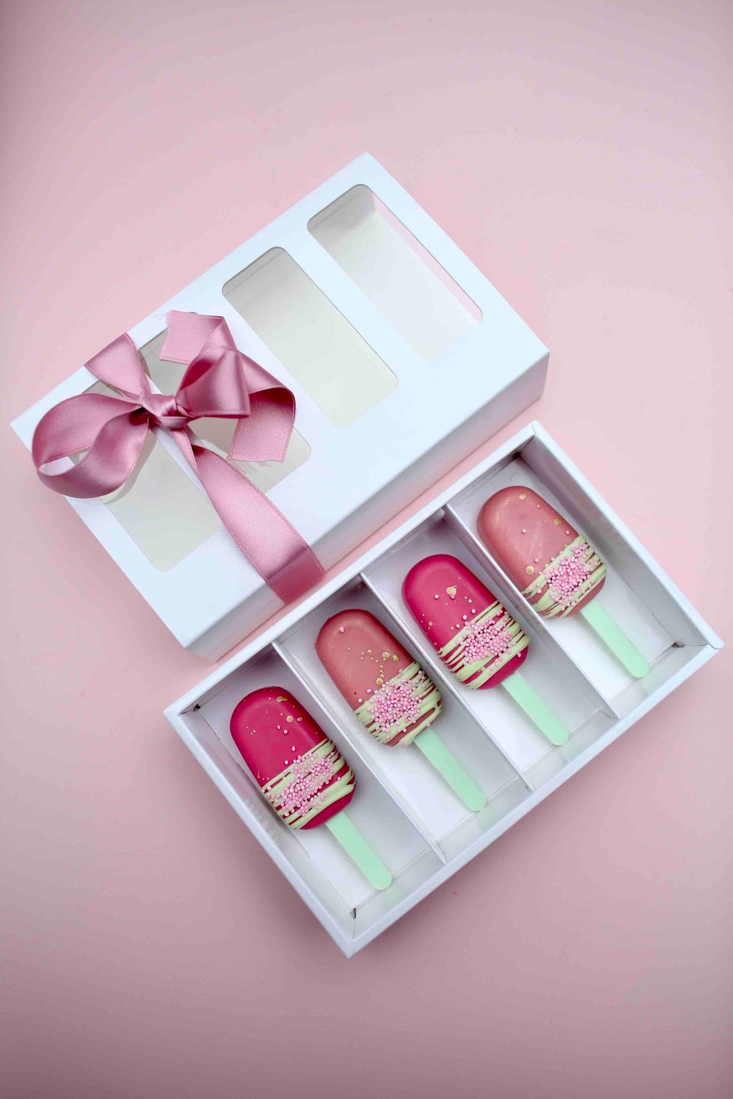 Cajas para cakesicles OLBAA - Blanca